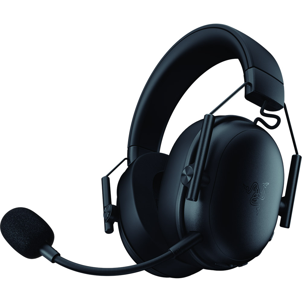 Гарнітура RAZER Blackshark V3 X Hyperspeed Black (RZ04-05420100-R3M1) Додатково мікрофон Razer™ HyperClear Cardioid 9.9 мм; SmartSwitch Dual Wireless – швидке перемикання між режимами; Об'ємний звук 7.1 для точного просторового сприйняття
