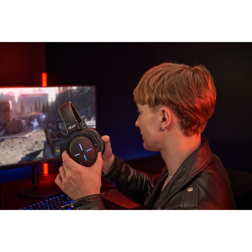 Фото Гарнітура ACER NITRO II NHW200 Black (GP.HDS11.02E)