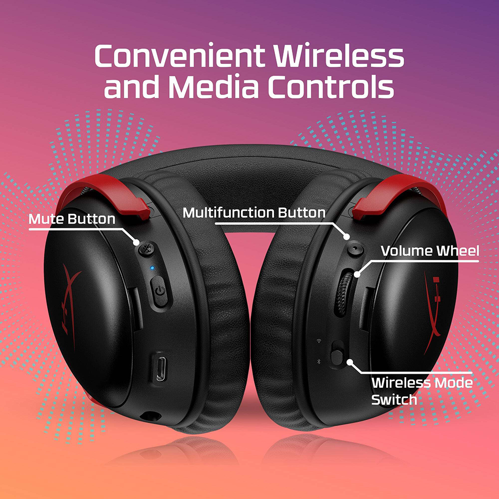 Зображення Гарнітура HYPERX Cloud III S Wireless Black (A59YZAA)