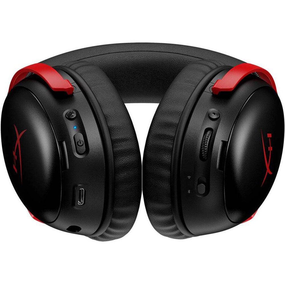 Гарнітура HYPERX Cloud III S Wireless Black-Red (A59Z0AA) Кріплення дуга (над головою)