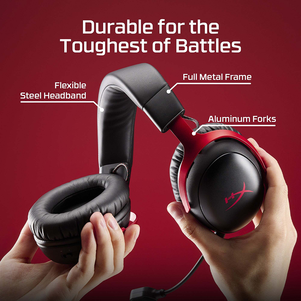 В Україні Гарнітура HYPERX Cloud III S Wireless Black-Red (A59Z0AA)