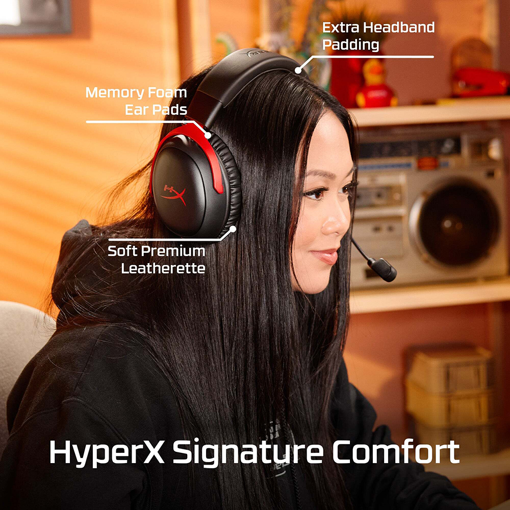 Огляд Гарнітура HYPERX Cloud III S Wireless Black-Red (A59Z0AA)