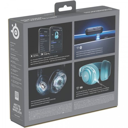 В інтернет магазині Гарнітура STEELSERIES Arctis Nova 3P MultiPlatform Aqua (61688)
