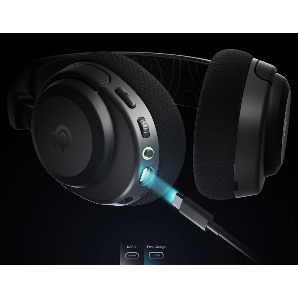 Зовнішній вигляд Гарнітура STEELSERIES Arctis Nova 3P MultiPlatform Black (61686)