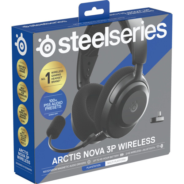 В Україні Гарнітура STEELSERIES Arctis Nova 3P MultiPlatform Black (61686)