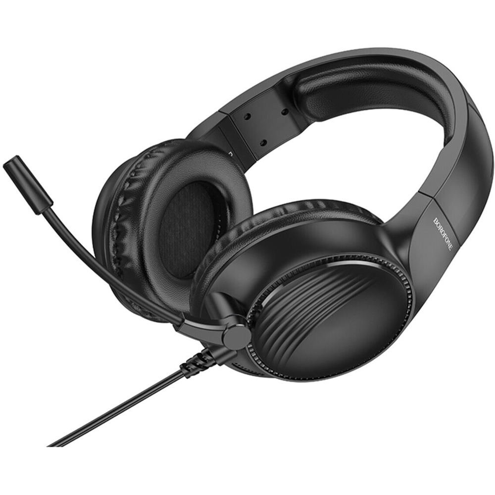 Гарнітура BOROFONE BO109 Black (6941991117077) Конструкція повнорозмірні (повний обхват вуха)