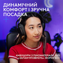 Гарнитура LOGITECH G321 LIGHTSPEED Black (981-001563)
