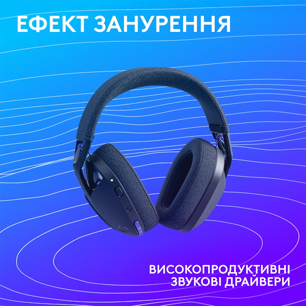 Внешний вид Гарнитура LOGITECH G321 LIGHTSPEED Black (981-001563)