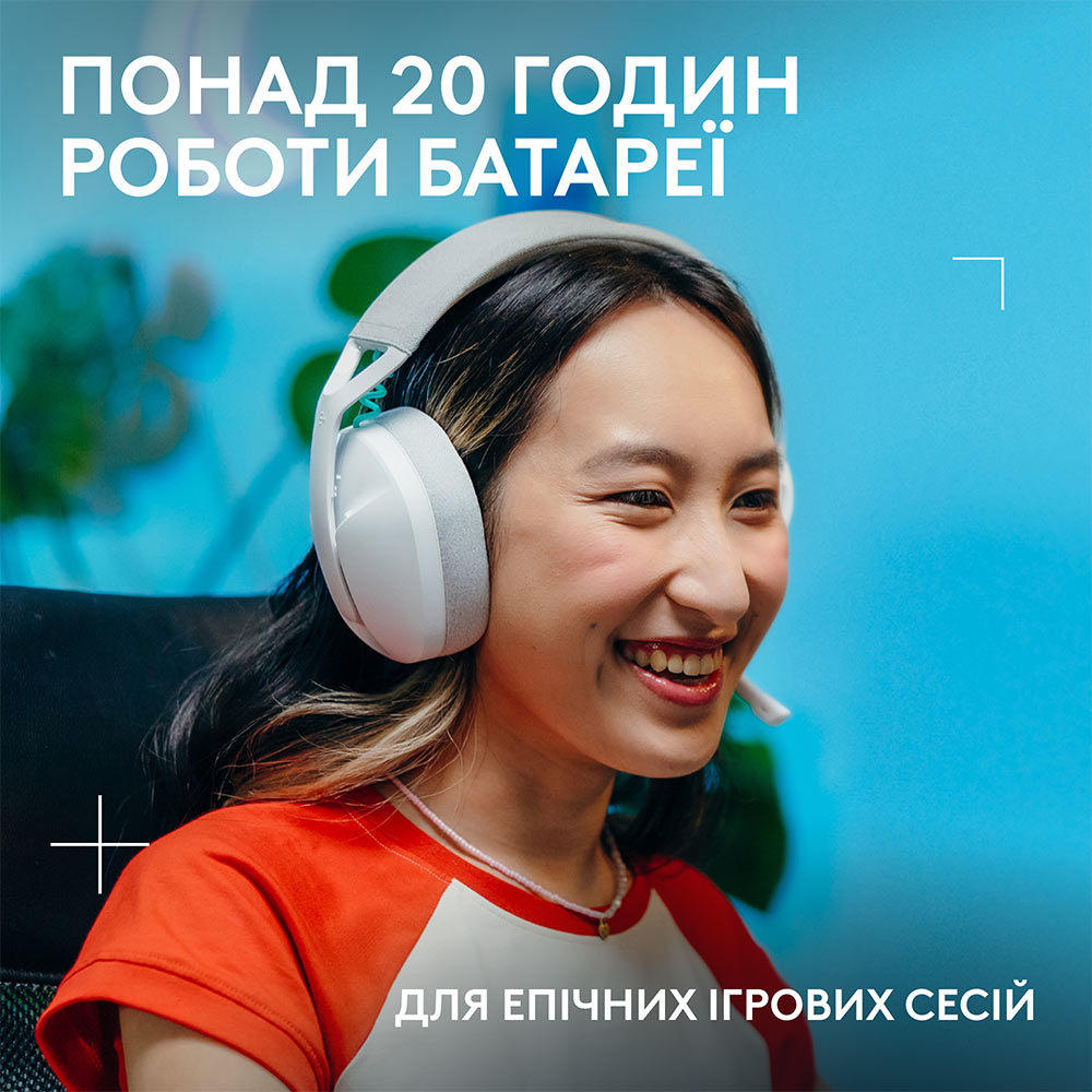 Фото Гарнитура LOGITECH G321 LIGHTSPEED White (981-001569)