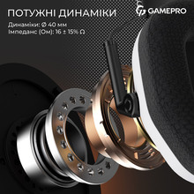 Гарнітура GAMEPRO Genesis Mercury (HS120W)
