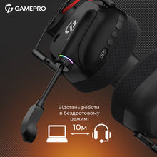 Гарнітура GAMEPRO Genesis Mercury Pro 3-Mode (HSW120B)
