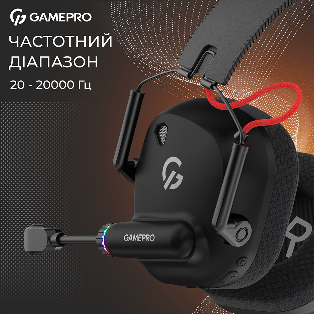 У Фокстрот Гарнітура GAMEPRO Genesis Mercury Pro 3-Mode (HSW120B)