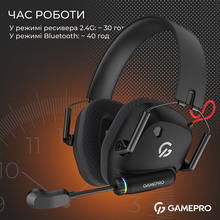 Гарнітура GAMEPRO Genesis Mercury Pro 3-Mode (HSW120B)