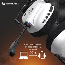 Гарнітура GAMEPRO Genesis Mercury Pro 3-Mode (HSW120W)