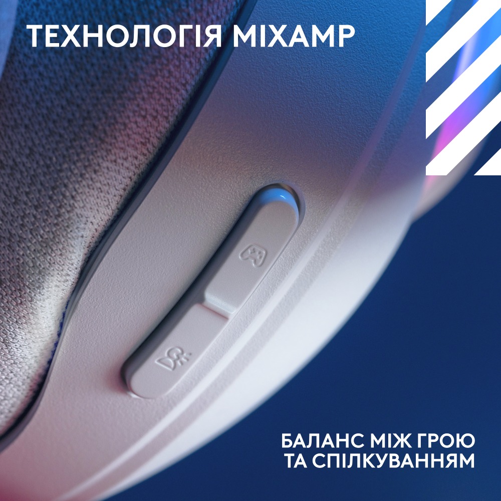 Фото Гарнитура LOGITECH G ASTRO A20 X LIGHTSPEED Wireless Console Gaming with PLAYSYNC AUDIO White (939-002253)
