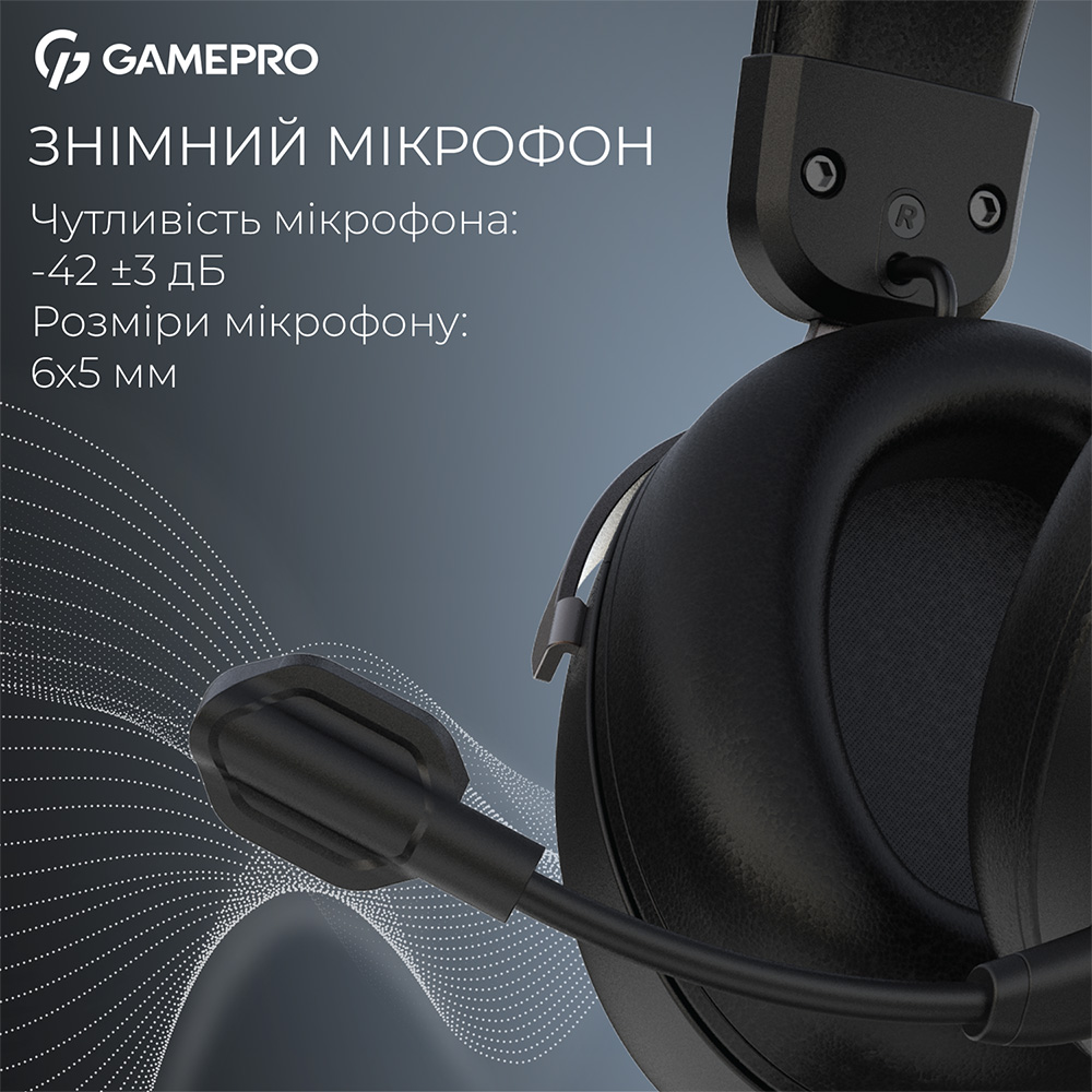 Гарнітура GAMEPRO Asgard Freya Pro Black (HSW201B) Особливості знімний кабель
