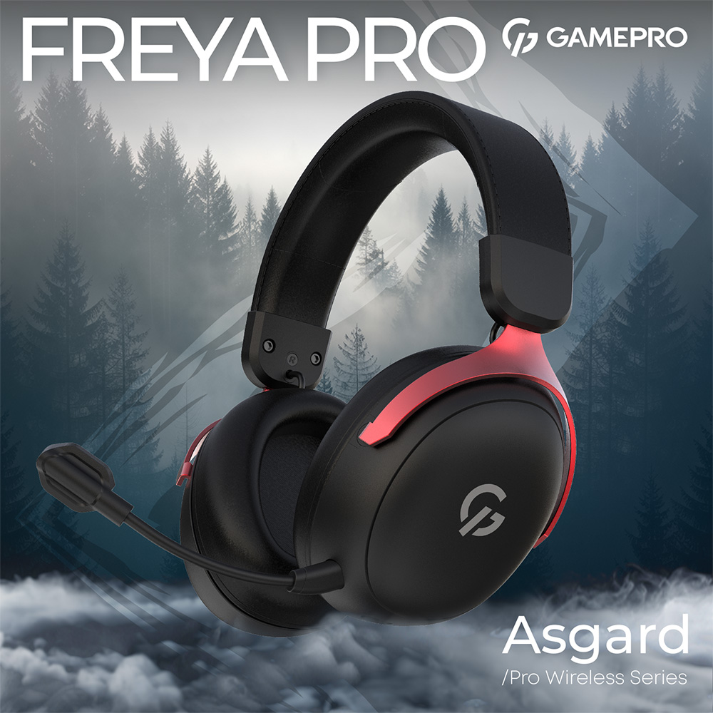 В Україні Гарнітура GAMEPRO Asgard Freya Pro Black/Red (HSW201BR)
