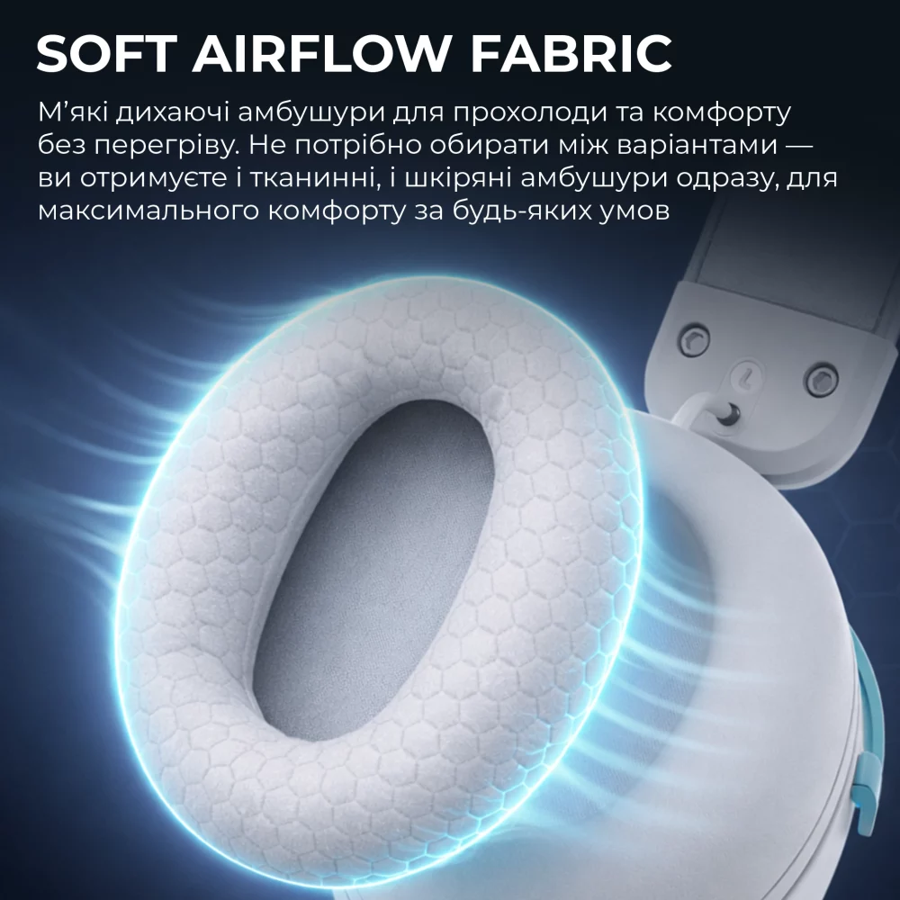 Фото 16 Гарнитура GAMEPRO Asgard Freya Pro White/Blue (HSW201WB)