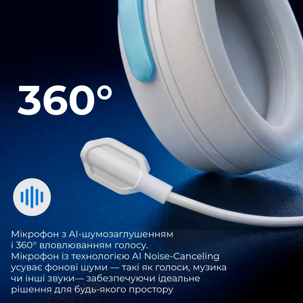 В Украине Гарнитура GAMEPRO Asgard Freya Pro White/Blue (HSW201WB)