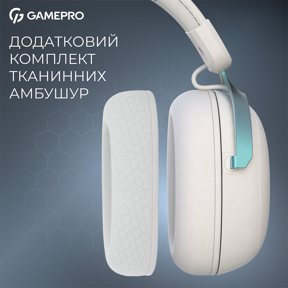 Обзор Гарнитура GAMEPRO Asgard Freya Pro White/Blue (HSW201WB)