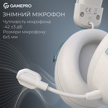Гарнитура GAMEPRO Asgard Freya Pro White/Blue (HSW201WB)