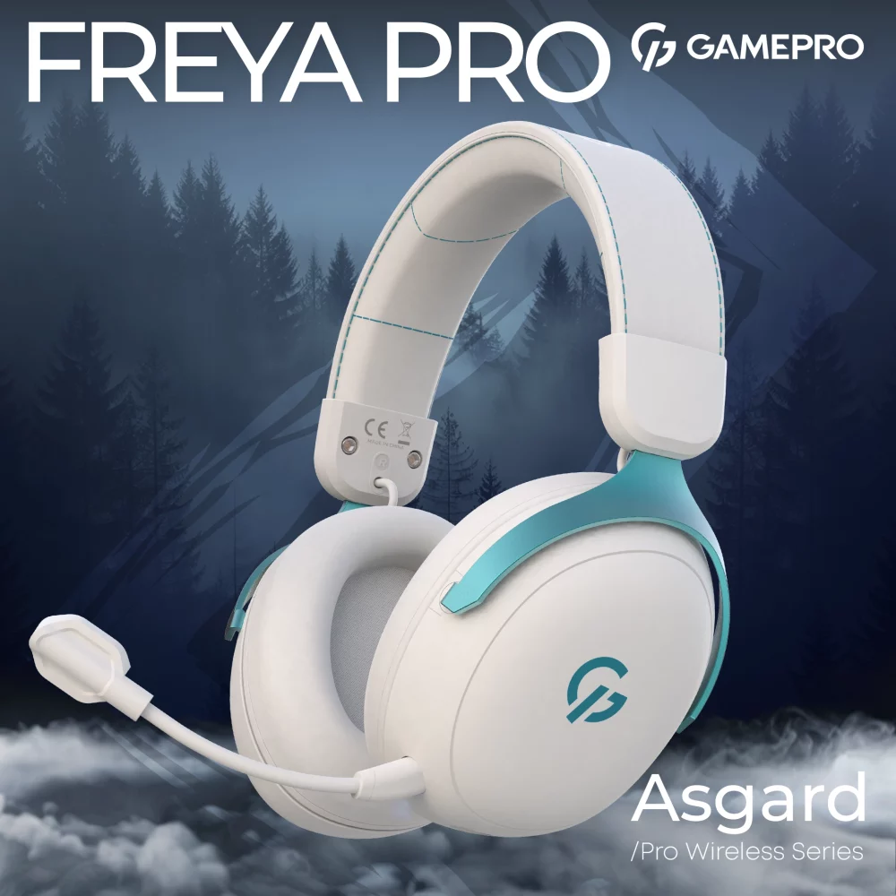 Гарнитура GAMEPRO Asgard Freya Pro White/Blue (HSW201WB) Класс геймерская