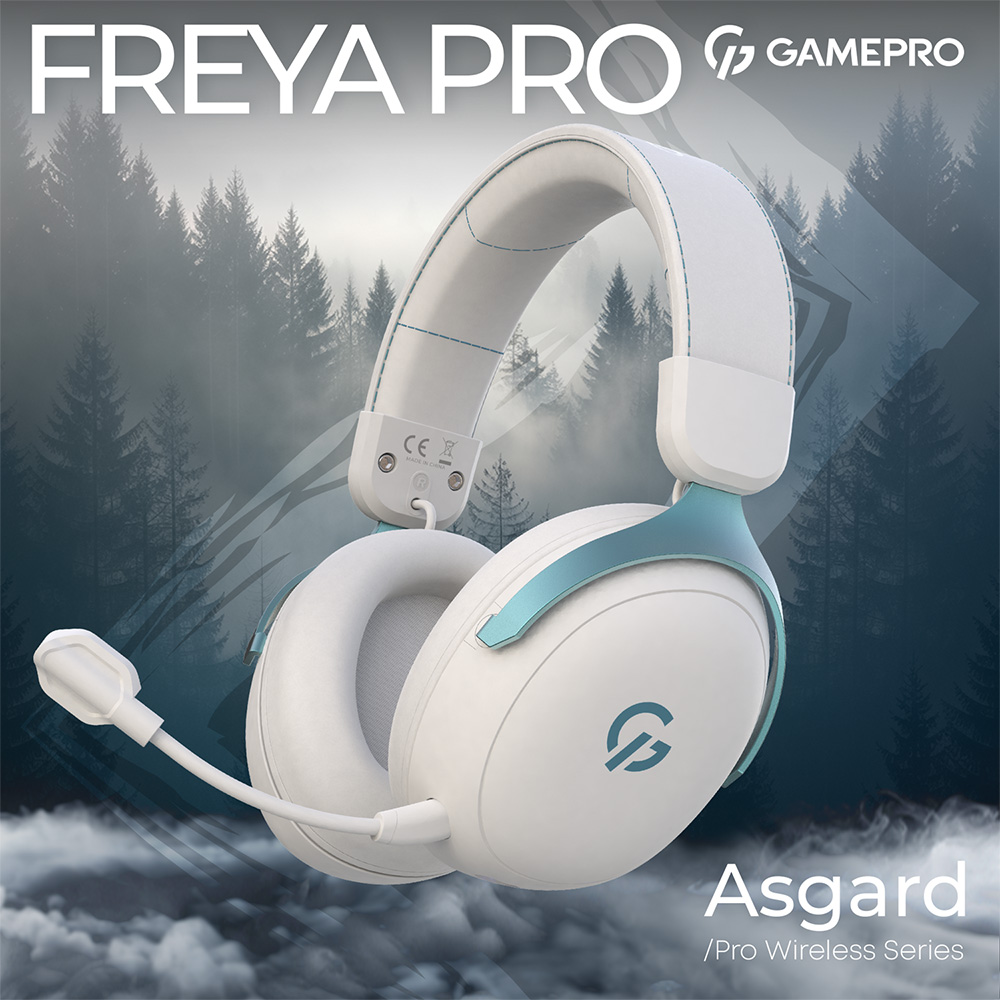 Гарнитура GAMEPRO Asgard Freya Pro White/Blue (HSW201WB) Особенности съемный кабель