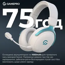 Гарнитура GAMEPRO Asgard Freya Pro White/Blue (HSW201WB)
