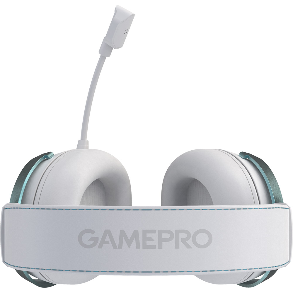 Гарнитура GAMEPRO Asgard Freya Pro White/Blue (HSW201WB) Крепление дуга (над головой)