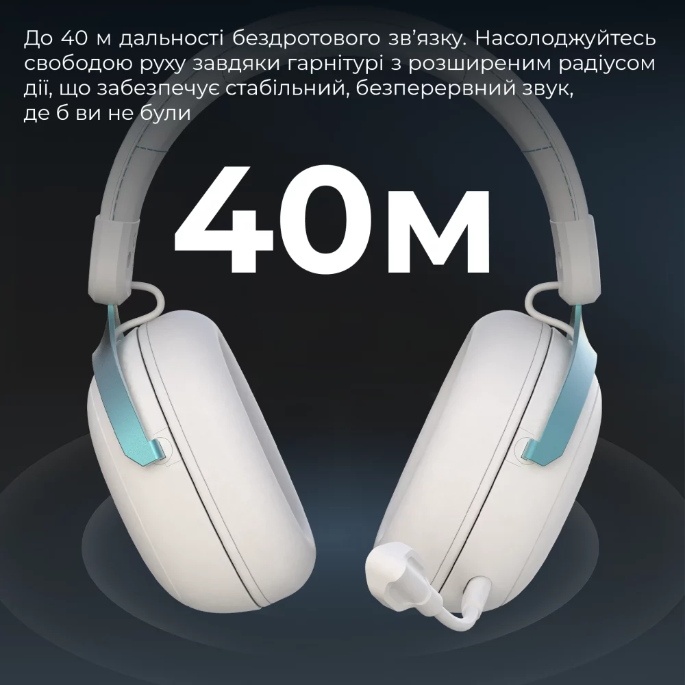 В Фокстрот Гарнитура GAMEPRO Asgard Freya Pro White/Blue (HSW201WB)