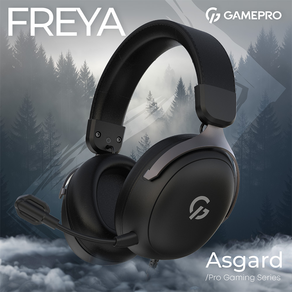 Фото Гарнітура GAMEPRO Asgard Freya Black (HS145B)