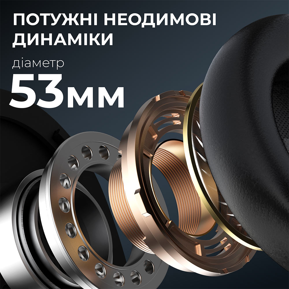 Фото Гарнітура GAMEPRO Asgard Skadi Black (HSW191B)