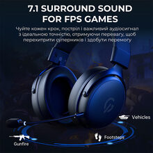 Гарнітура GAMEPRO Asgard Skadi Black (HSW191B)