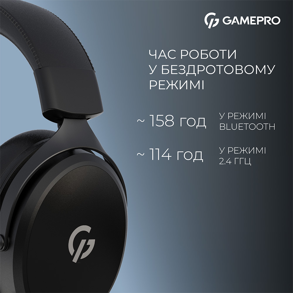 Фото Гарнитура GAMEPRO Asgard Skadi Black (HSW191B)