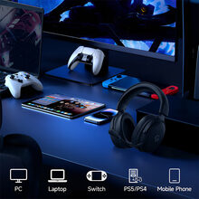 Гарнітура GAMEPRO Asgard Skadi Black (HSW191B)