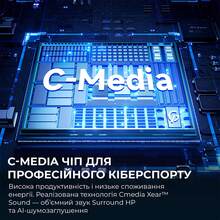 Гарнітура GAMEPRO Asgard Skadi Black (HSW191B)