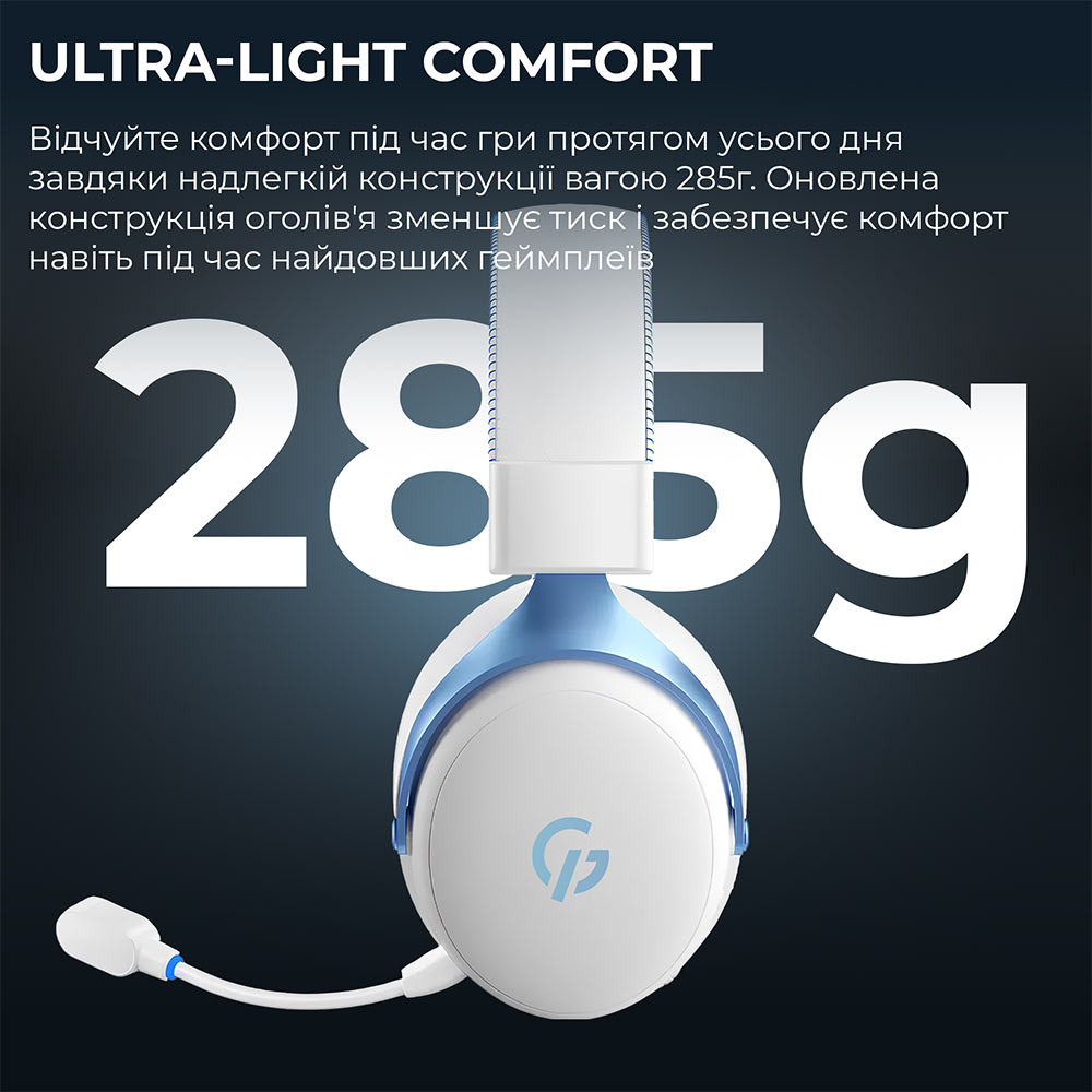 В Украине Гарнитура GAMEPRO Asgard Skadi White/Blue (HSW191WB)