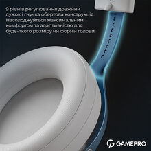 Гарнитура GAMEPRO Asgard Skadi White/Blue (HSW191WB)