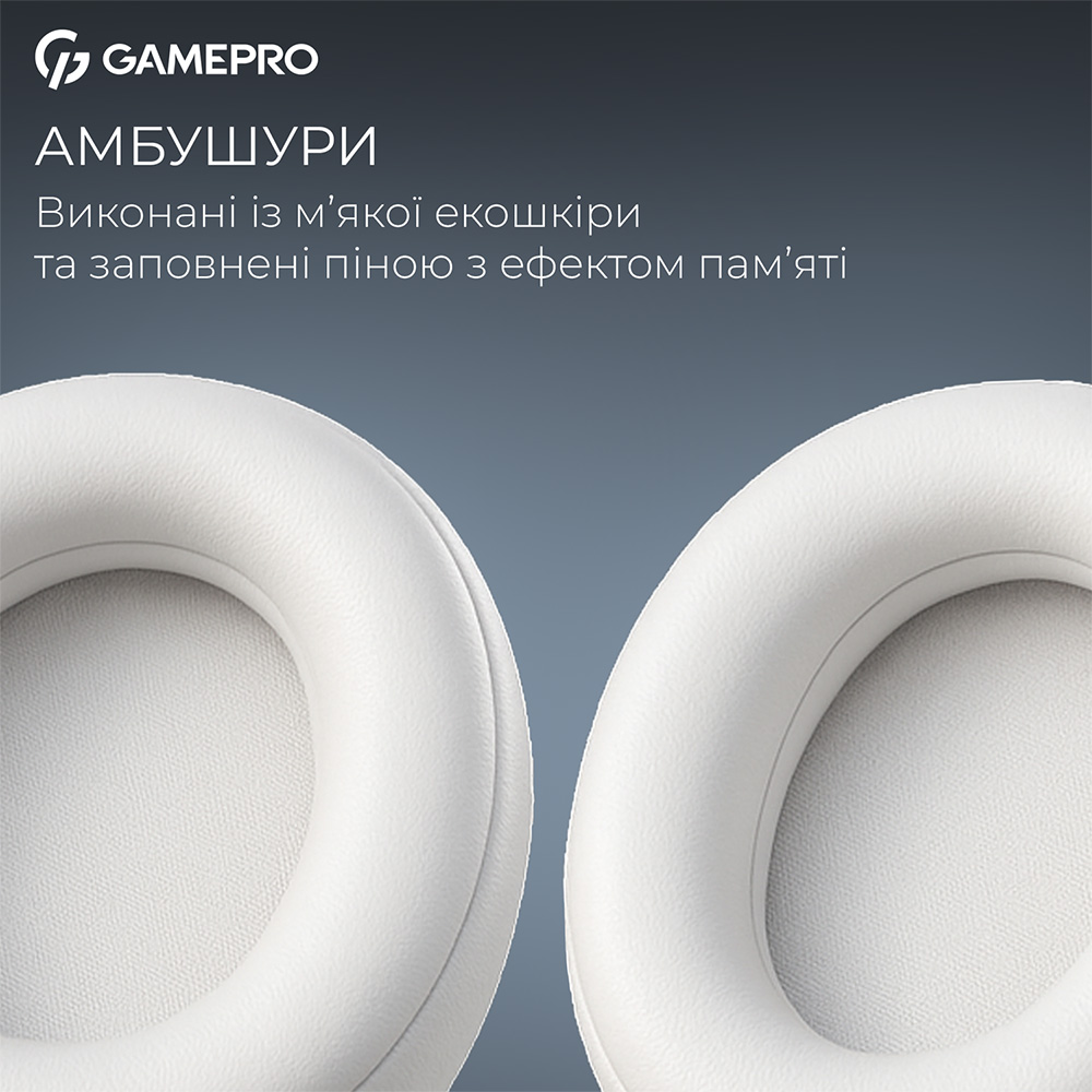 Изображение Гарнитура GAMEPRO Asgard Skadi White/Blue (HSW191WB)