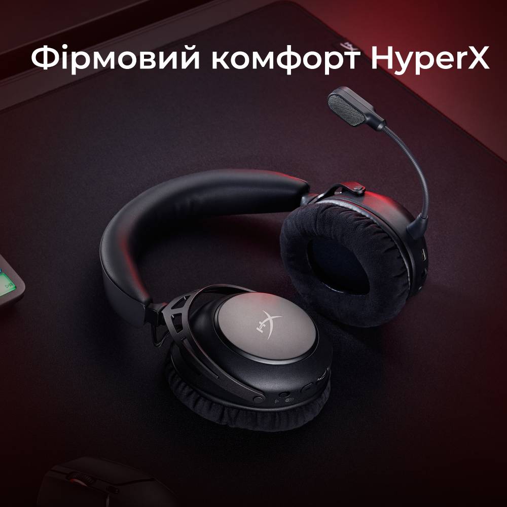 Гарнітура HYPERX Cloud Alpha 2 Wireless Black (AJ5C7AA) Фото 16 Гарнітура HYPERX Cloud Alpha 2 Wireless Black (AJ5C7AA)