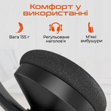 Гарнітура MEETION MT-HP002U-A Black/Orange Гарнітура MEETION MT-HP002U-A Black/Orange