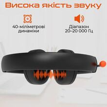 Гарнітура MEETION MT-HP003U-A Black/Orange Гарнітура MEETION MT-HP003U-A Black/Orange