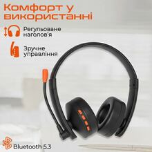 Гарнітура MEETION MT-BTH003MIC-A Black/Orange Гарнітура MEETION MT-BTH003MIC-A Black/Orange