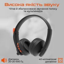 Гарнітура MEETION MT-BTH003MIC-A Black/Orange Гарнітура MEETION MT-BTH003MIC-A Black/Orange