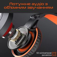 Гарнітура MEETION MT-HP021-A Black/Orange Гарнітура MEETION MT-HP021-A Black/Orange