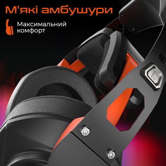 Гарнітура MEETION MT-HP099-A Black/Orange Гарнітура MEETION MT-HP099-A Black/Orange Конструкція накладні (накладаються на вухо)
