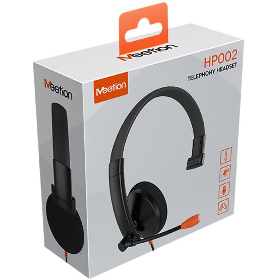 Гарнітура MEETION MT-HP002-A Black/Orange Зовнішній вигляд Гарнітура MEETION MT-HP002-A Black/Orange