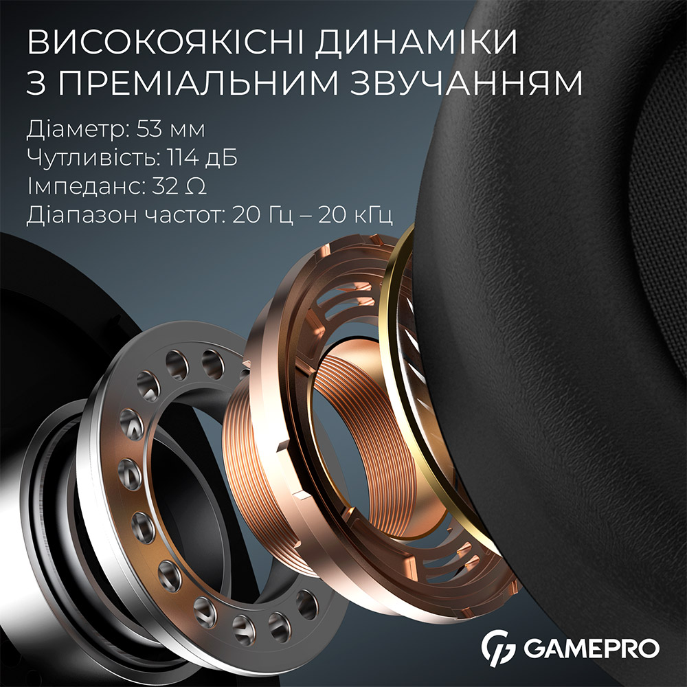Покупка Гарнітура GamePro Asgard Skald Origin Black-Red (HS850BR)