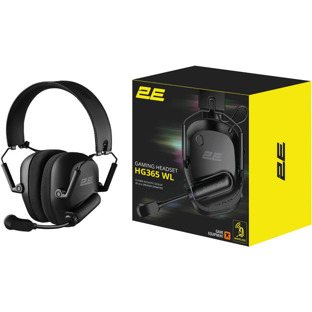 В інтернет магазині Гарнітура 2E GAMING Headset HG365 Black (2E-HG365BK-WL)