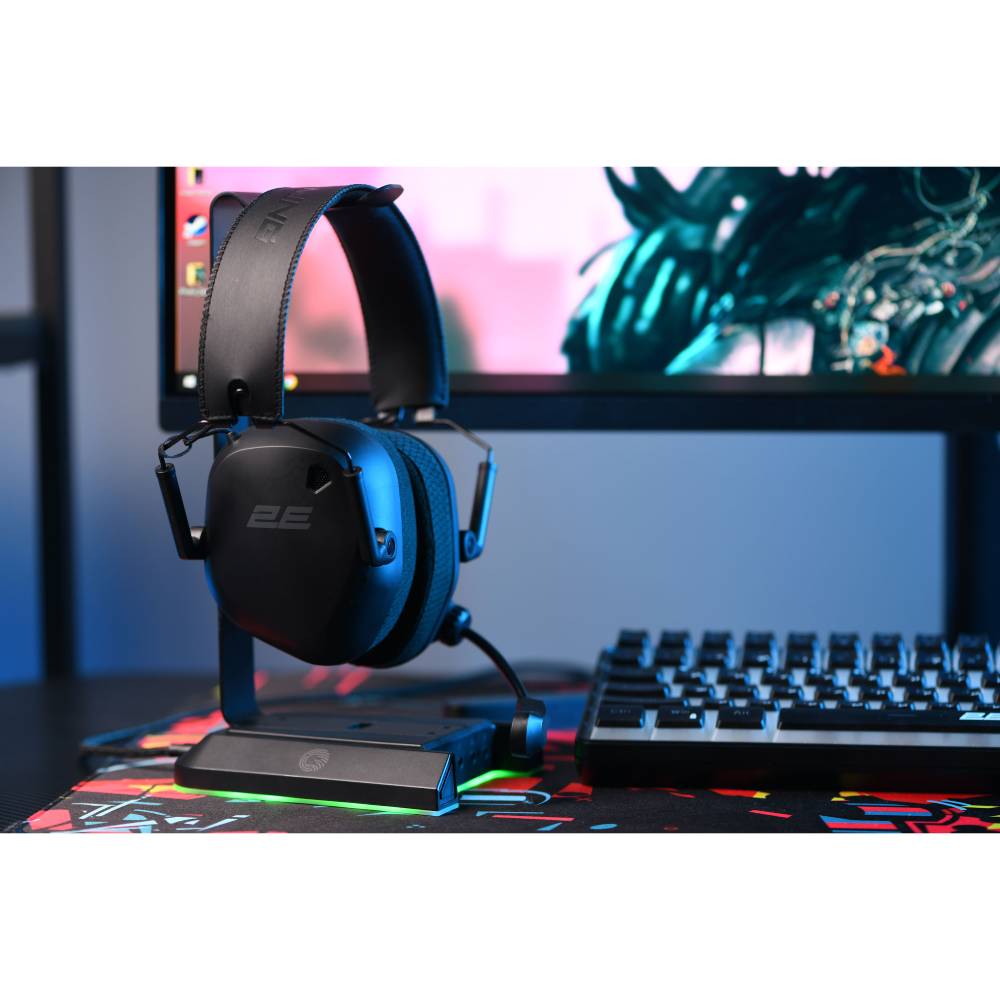 У Фокстрот Гарнітура 2E GAMING Headset HG365 Black (2E-HG365BK-WL)